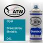 Preview: Opel, Breezeblau Metallic, 04L: 400ml Sprühdose, von ATW Autoteile West.